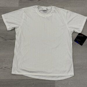 NWT Dolfin International Women’s Rash Guard Swim Shirt White Size L Made in USA